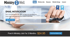 Desktop Screenshot of ministrywell.com